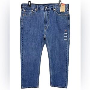 Levis 505 Jeans Men’s 40x30 Blue Regular Straight Leg Denim 100% Cotton NEW